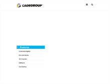 Tablet Screenshot of cadegroup.cl